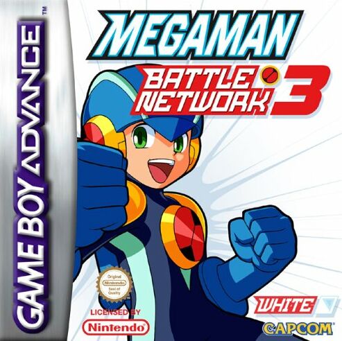 MegaMan Battle Network 3 White Version (E)(Patience) Box Art