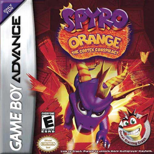 Spyro Orange - The Cortex Conspiracy (U)(Venom) Box Art