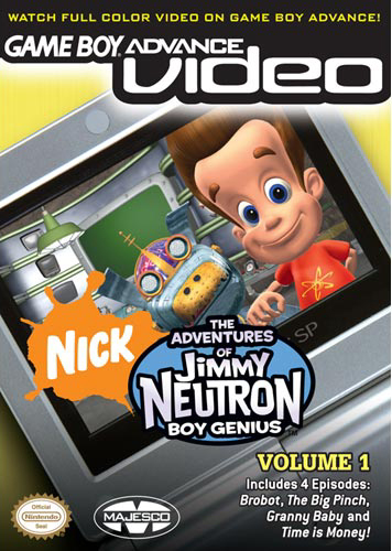 The Adventures of Jimmy Neutron Volume 1 - Gameboy Advance Video (U)(Psychosis) Box Art