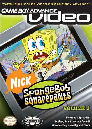 SpongeBob SquarePants Volume 3 - Gameboy Advance Video (U)(Supplex) Box Art