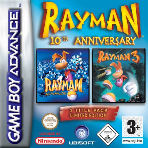 Rayman 10th Anniversary Compilation - Rayman Advance & Rayman 3 (E)(Trashman) Box Art