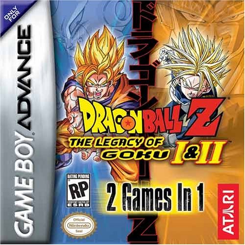 2 in 1 - Dragon Ball Z - The Legacy of Goku I & II (U)(Rising Sun) Box Art