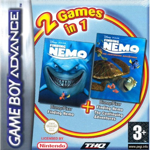2 in 1 - Finding Nemo & Finding Nemo - The Continuing Adventures (E)(Independent) Box Art