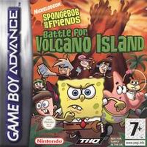 SpongeBob SquarePants and Friends - Battle for Volcano Island (E)(LightForce) Box Art