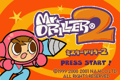 Mr. Driller 2 (J)(Capital) Title Screen