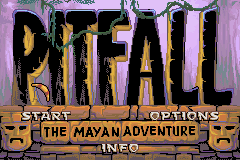 Pitfall - The Mayan Adventure (U)(Mode7) Title Screen
