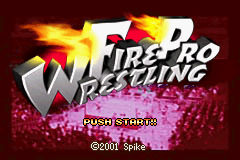 Fire Pro Wrestling (U)(Mode7) Title Screen
