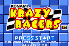 Konami Krazy Racers (E)(Cezar) Title Screen