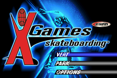 ESPN X-Games - Skateboarding (U)(Mode7) Title Screen