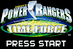 Power Rangers - Time Force (U)(Mode7) Title Screen
