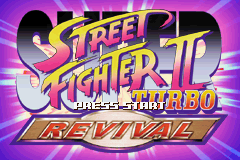 Super Street Fighter II Turbo Revival (E)(High Society) Title Screen