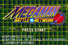 MegaMan Battle Network (U)(Venom) Title Screen