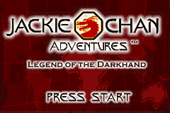 Jackie Chan Adventures - Legend of the Dark Hand (U)(Mode7) Title Screen