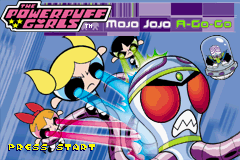 The Powerpuff Girls - Mojo Jojo A-Go-Go (U)(Mode7) Title Screen