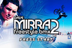 Dave Mirra Freestyle BMX 2 (U)(Venom) Title Screen