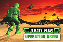 Army Men - Operation Green (U)(Menace) Title Screen