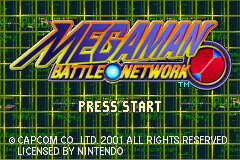MegaMan Battle Network (E)(Rocket) Title Screen