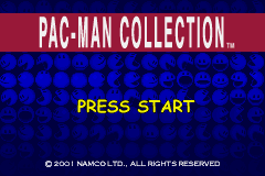 Pac-Man Collection (J)(Cezar) Title Screen