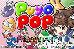 Puyo Pop (U)(Mode7) Title Screen