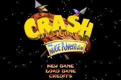 Crash Bandicoot - The Huge Adventure (U)(Independent) Title Screen
