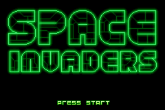 Space Invaders (U)(Venom) Title Screen
