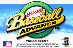Baseball Advance (U)(Mode7) Title Screen