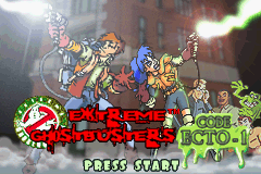 Extreme Ghostbusters - Code Ecto-1 (E)(Eurasia) Title Screen
