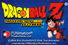 Dragon Ball Z - The Legacy Of Goku (U)(Mode7) Title Screen