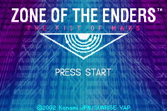 Zone of the Enders - The Fist of Mars (E)(Cezar) Title Screen
