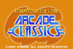 Konami Collectors Series - Arcade Classics (E)(Patience) Title Screen