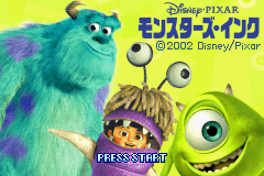 Monsters Inc. (J)(Independent) Title Screen