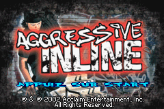 Aggressive Inline (E)(Patience) Title Screen
