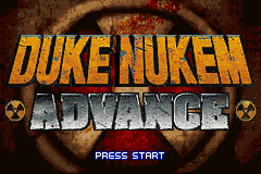 Duke Nukem Advance (E)(LightForce) Title Screen