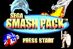 Sega Smash Pack (U)(Venom) Title Screen