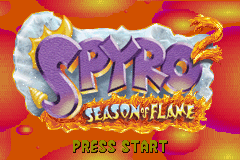 Spyro 2 - Season of Flame (U)(Venom) Title Screen