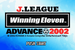 J-League Winning Eleven Advance 2002 (J)(Eurasia) Title Screen