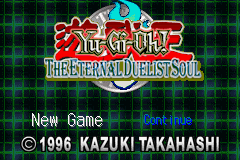 Yu-Gi-Oh! - The Eternal Duelist Soul (U)(Mode7) Title Screen