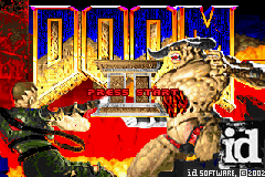 Doom II (U)(Mode7) Title Screen
