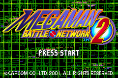 MegaMan Battle Network 2 (E)(Independent) Title Screen
