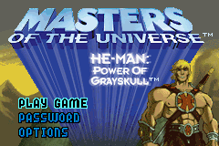 Masters of the Universe - He-Man - Power of Grayskull (U)(Venom) Title Screen