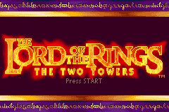 The Lord of the Rings - The Two Towers (U)(Mode7) Title Screen