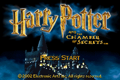 Harry Potter and the Chamber of Secrets (U)(Mode7) Title Screen