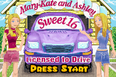 Mary-Kate and Ashley - Sweet 16 (U)(Patience) Title Screen