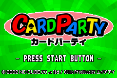 Card Party (J)(Evasion) Title Screen