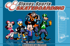 Disney Sports Skateboarding (U)(GBATemp) Title Screen