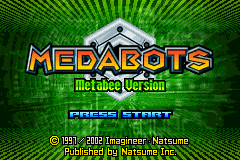 Medabots - Metabee Version (E)(GBATemp) Title Screen