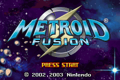 Metroid - Fusion (J)(Polla) Title Screen