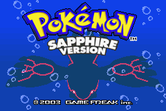 Pokemon Sapphire (U)(Mugs) Title Screen