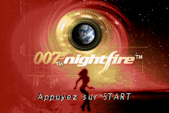 James Bond 007 - Nightfire (U)(Eurasia) Title Screen