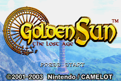 Golden Sun 2 - The Lost Age (U)(Megaroms) Title Screen
